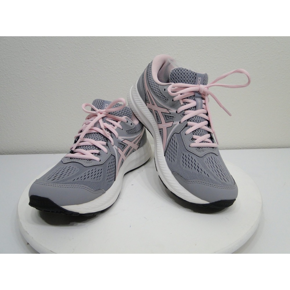 Asics Gel-Contend 7 Womens Running Shoes Grey Pink 1012A911 Size 11.5